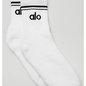 alo unisex half crew socks